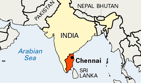 Chennai was formerly known as Madras