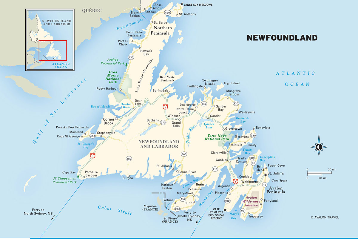 Map-Newfoundland